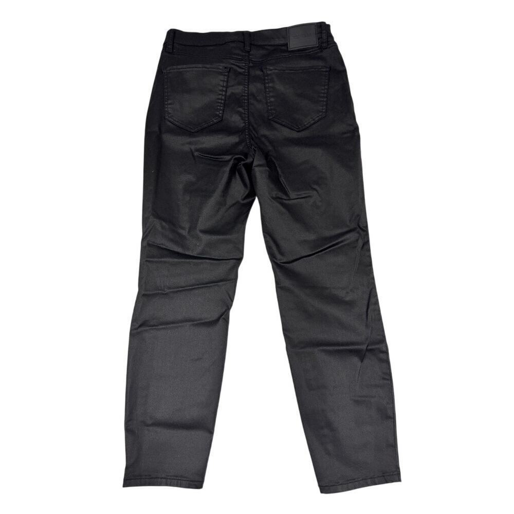 Express Black Coated Skinny Pants Size 14 Jeans - Picture 4 of 4